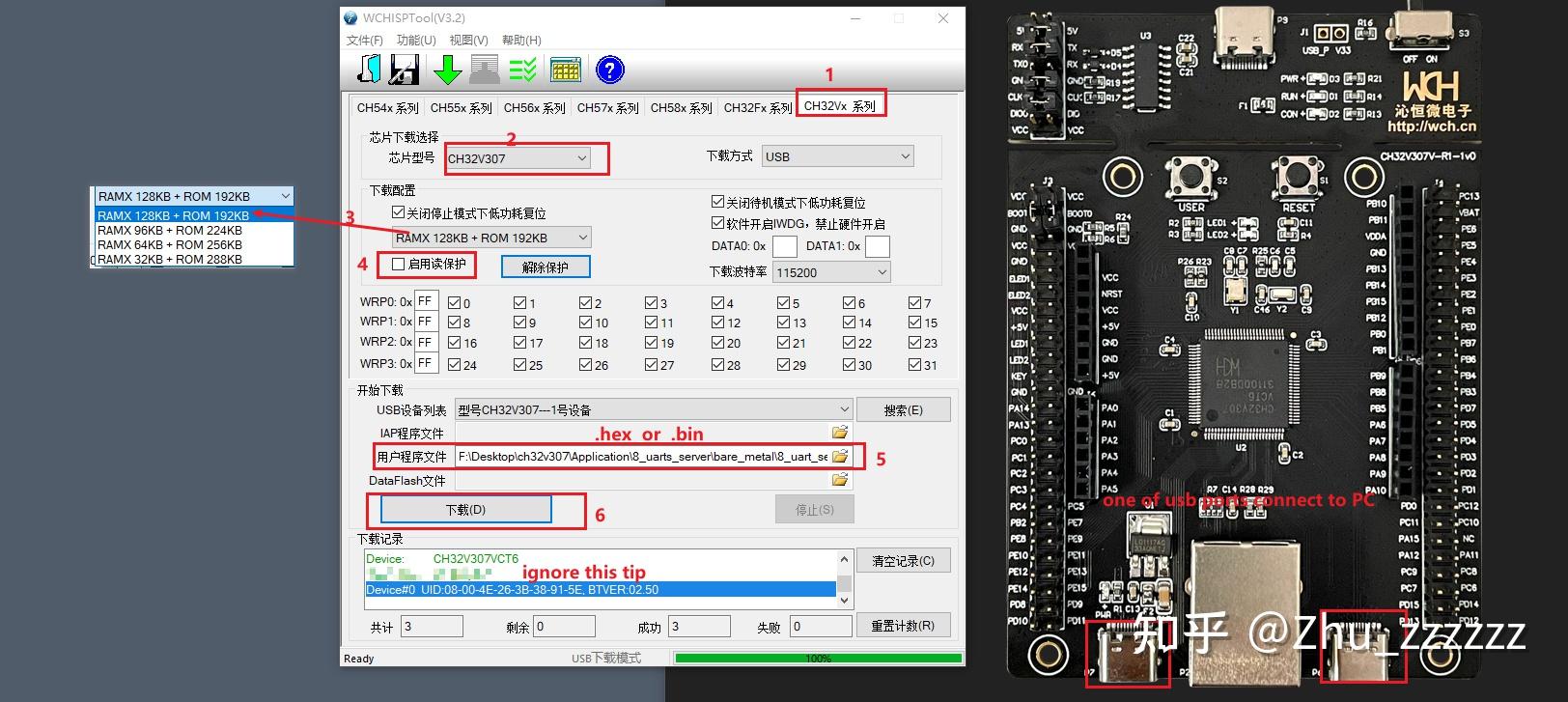 RISC-V MCU 开发教程之CH32V307配置Flash和RAM - 知乎