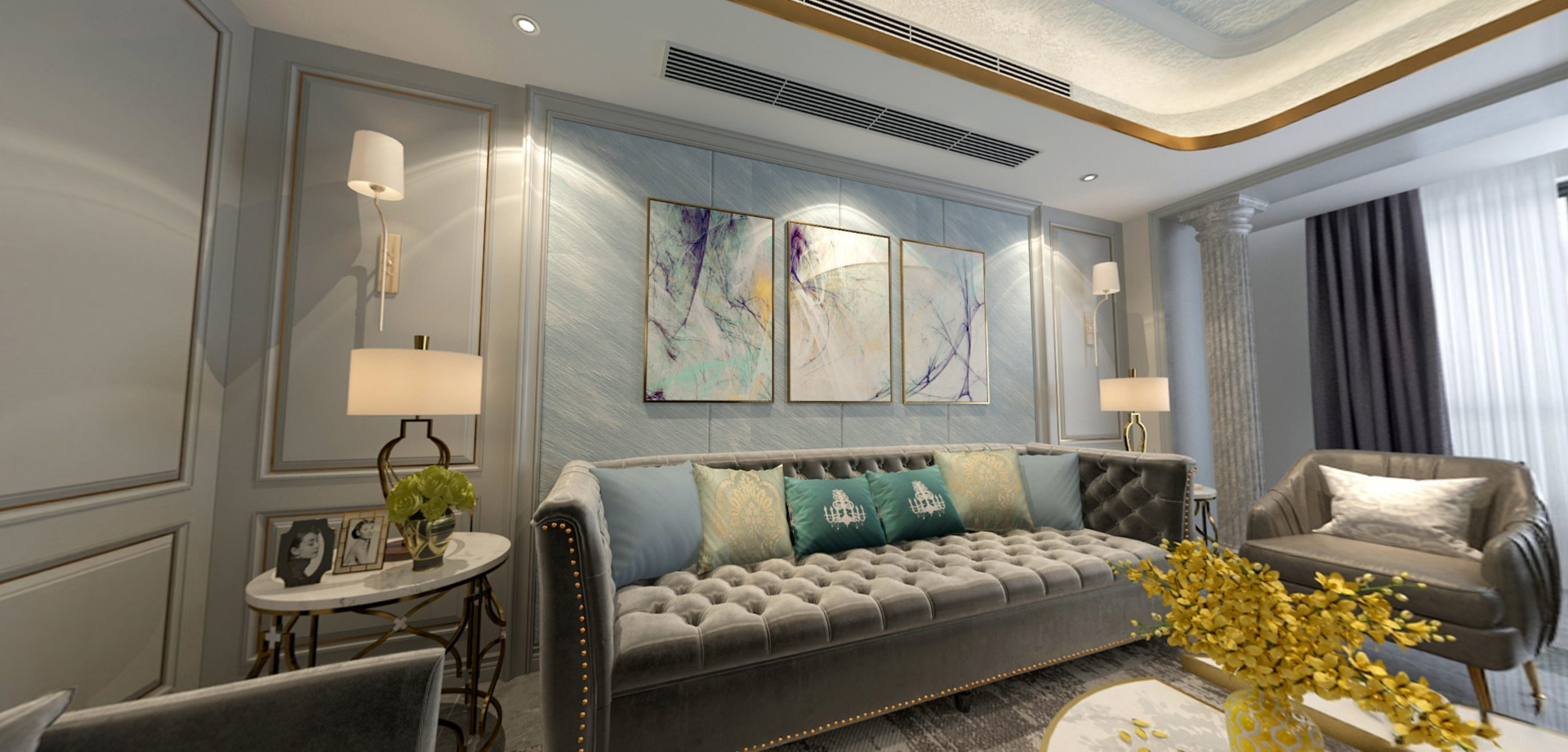 图形丰富,造型立体