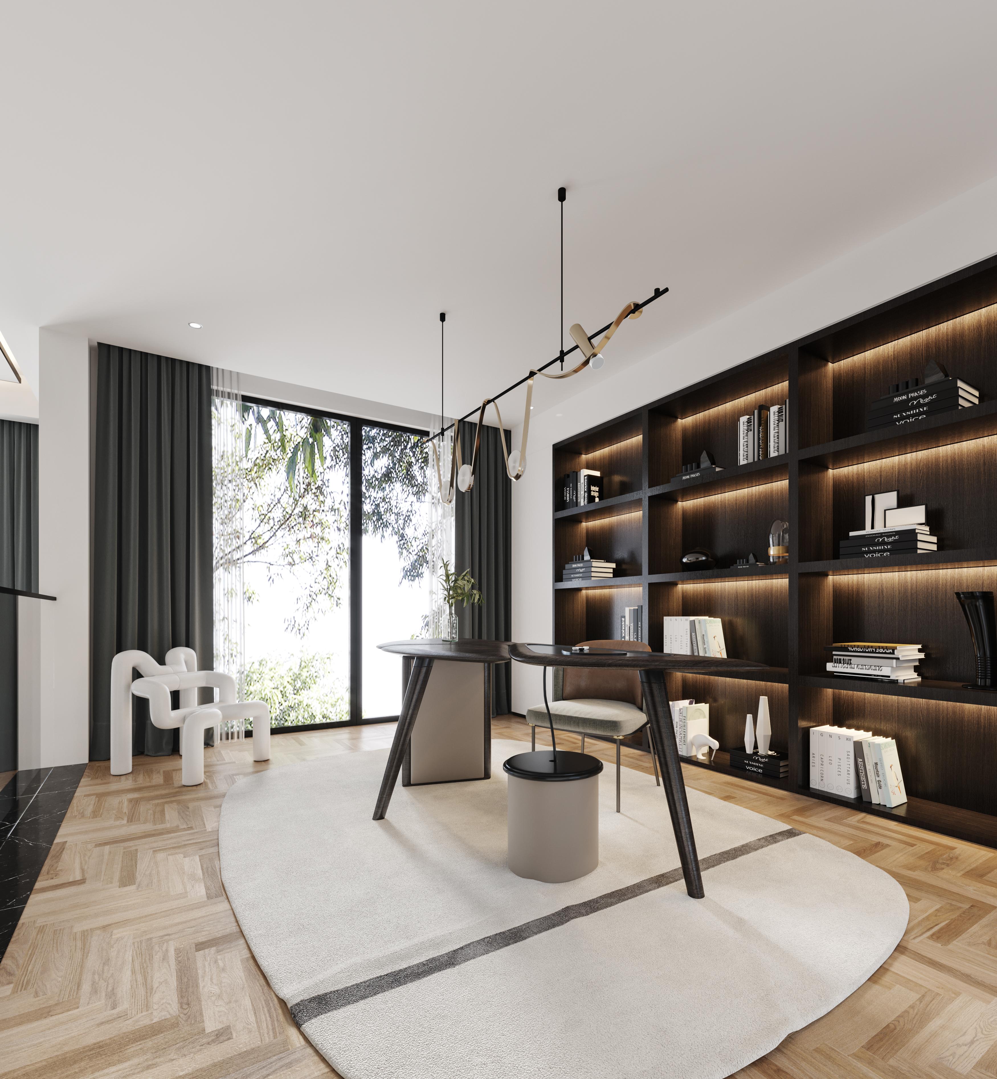 装修知识攻略|想要书房效果好,软装搭配要做好