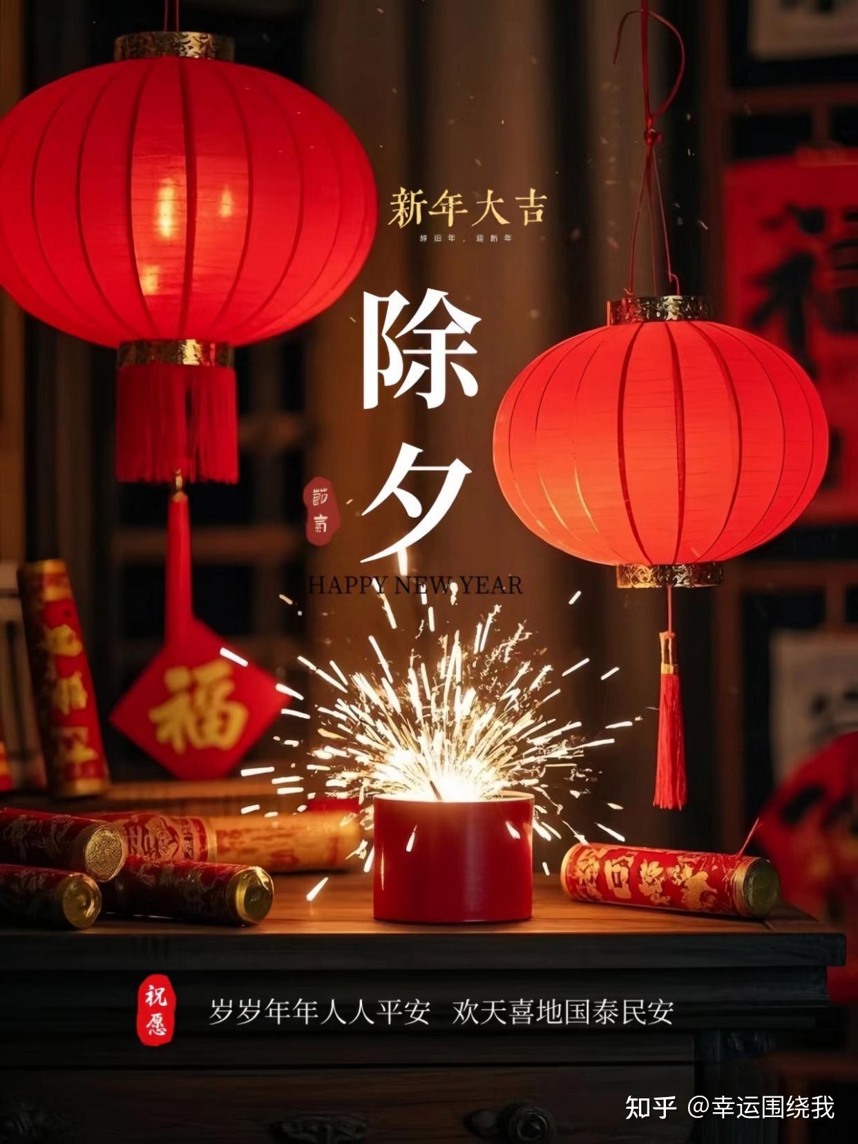 2025年除夕和新年祝福语，句句简短暖人心！ 知乎