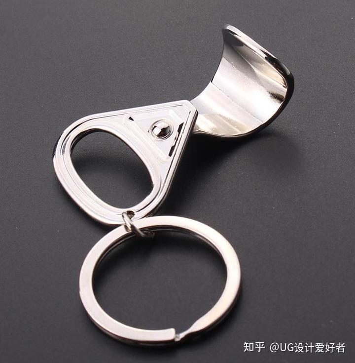 ug钣金模块绘制易拉罐拉环都是基础命令组合使用