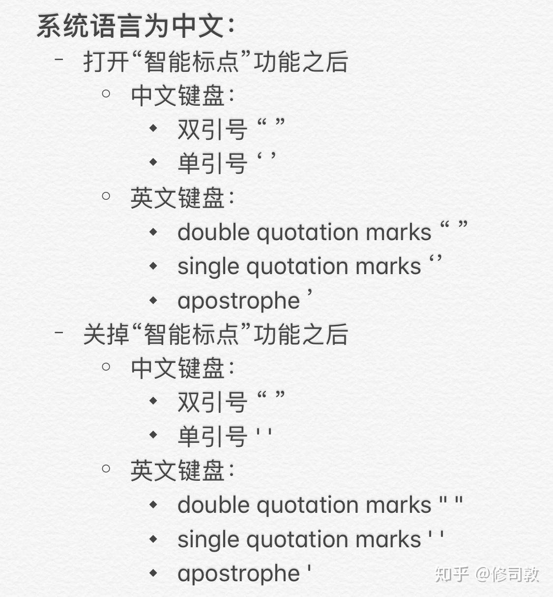 奇奇怪怪的引号和上撇号 - 知乎