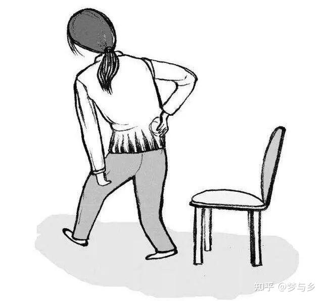 脾肾亏虚腿足自感无力,起立要用手撑,行走要靠人扶,步态不稳,跨步躯体