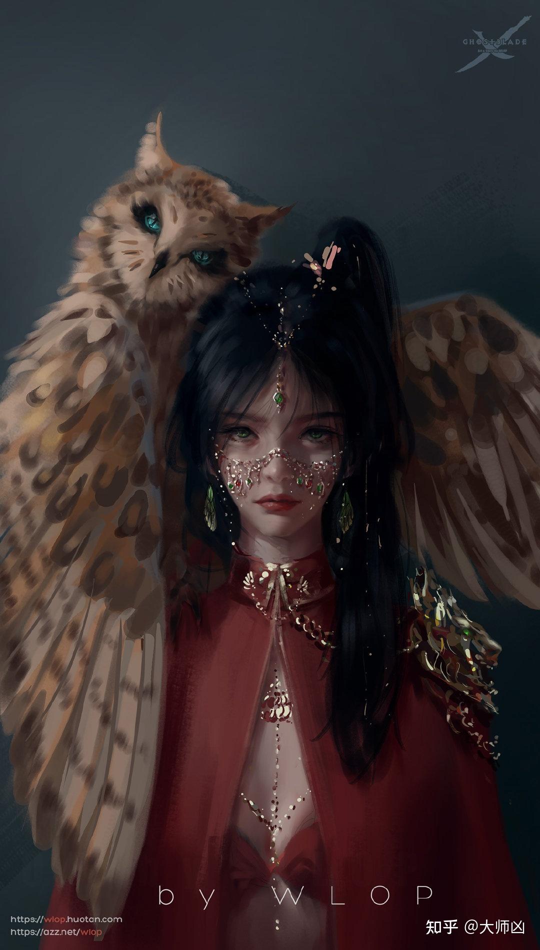 4k精美手机电脑壁纸wlop永劫无间氛围 - 知乎