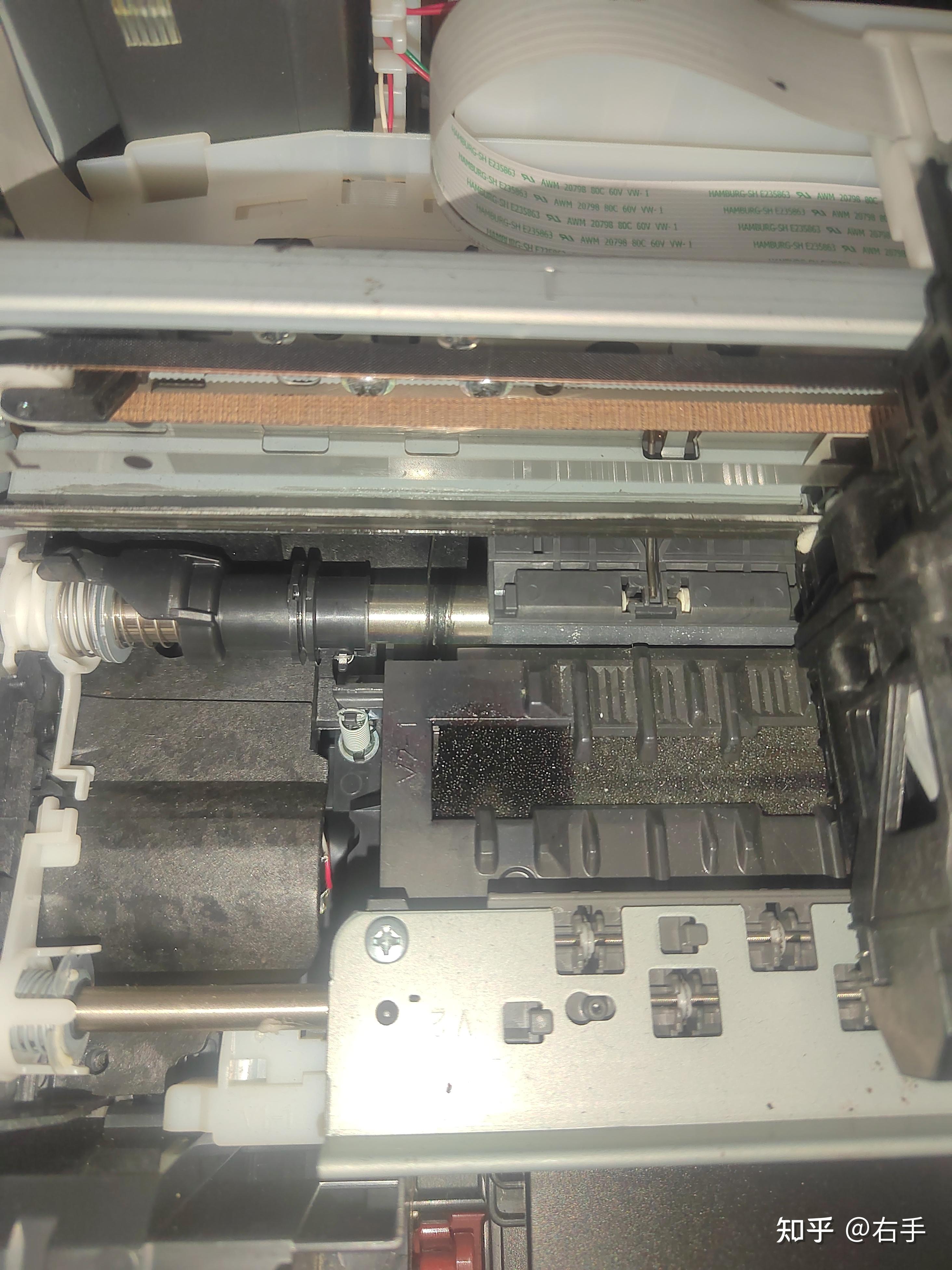 佳能喷墨打印机canon mg3680 卡纸不进纸 更换搓纸轮实操记录