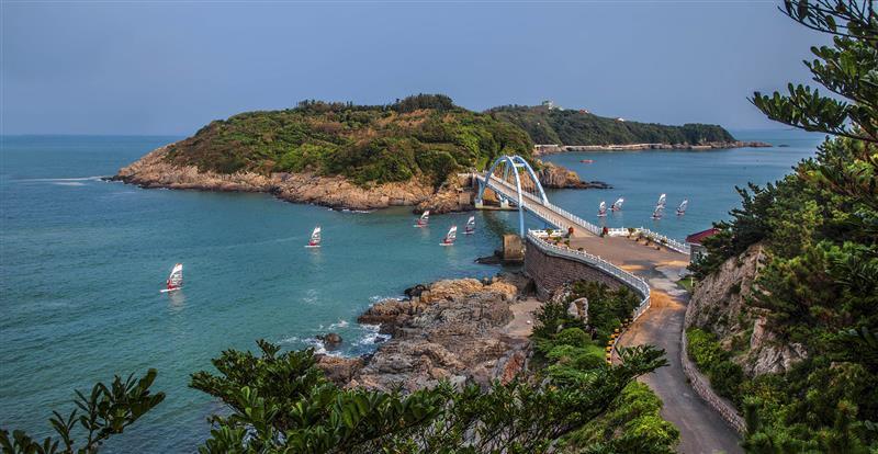 浙江秋季热门旅游景点朱家尖旅游攻略低音号免费语音导游
