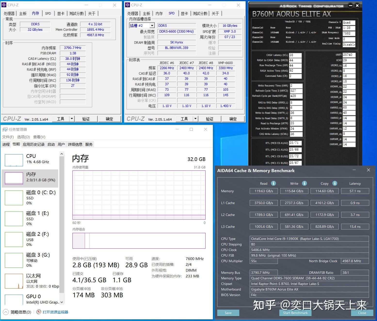 和你聊聊DDR5内存超频注意事项,附宏碁掠夺者Vesta II超频作业 - 知乎