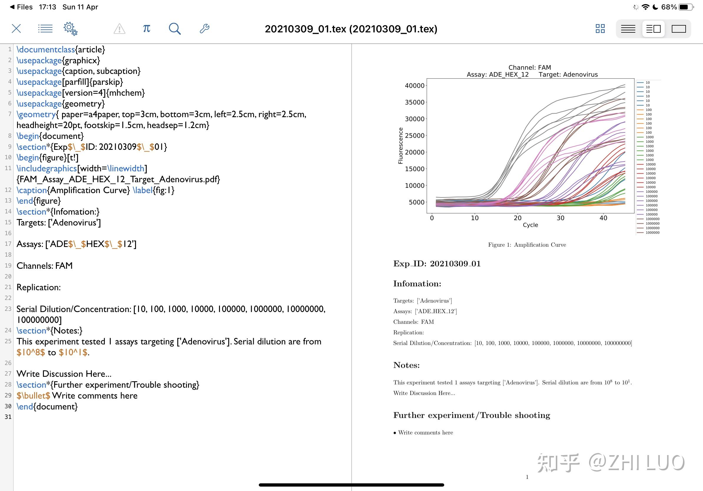 如何利用Python + Latex完成每日实验记录? - 知乎