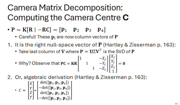 计算机视觉笔记：CV 8-1 相机投影矩阵与校准 Camera Projection Matrix & Calibration - 知乎