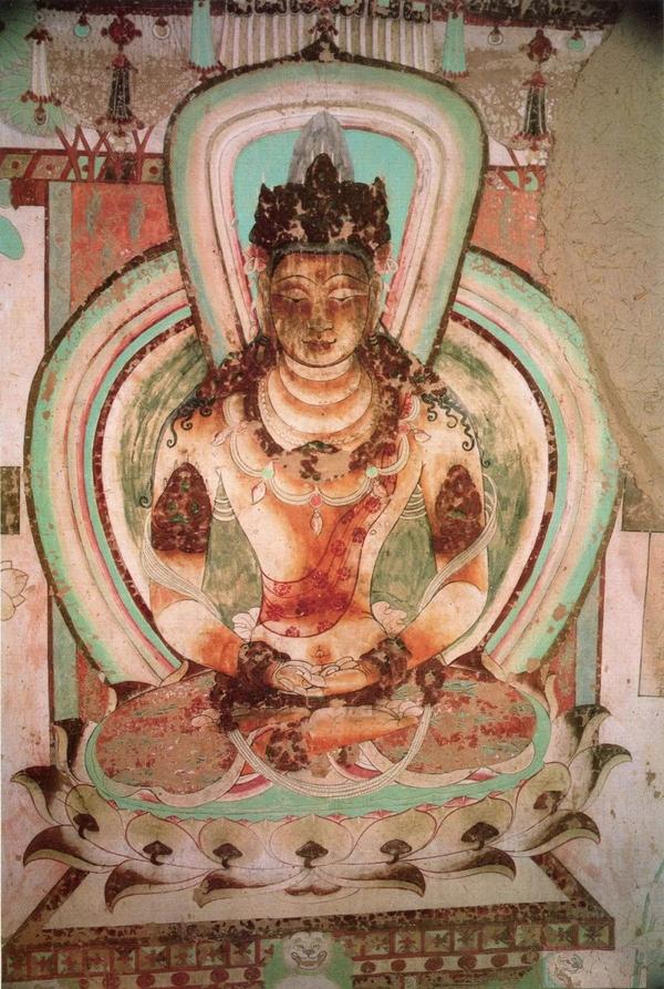 【神游千年,大美敦煌】中唐-榆林25窟东壁-密教像;西壁-文殊普贤图;南北壁两侧-菩萨像;前室东壁-天王像【高清大图】 - 知乎