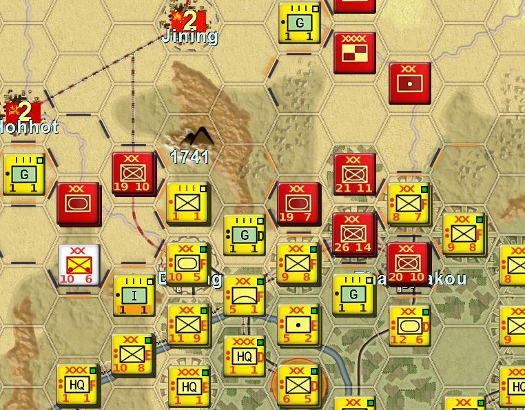 【兵棋推演】中国vs苏联,1969年8-9月