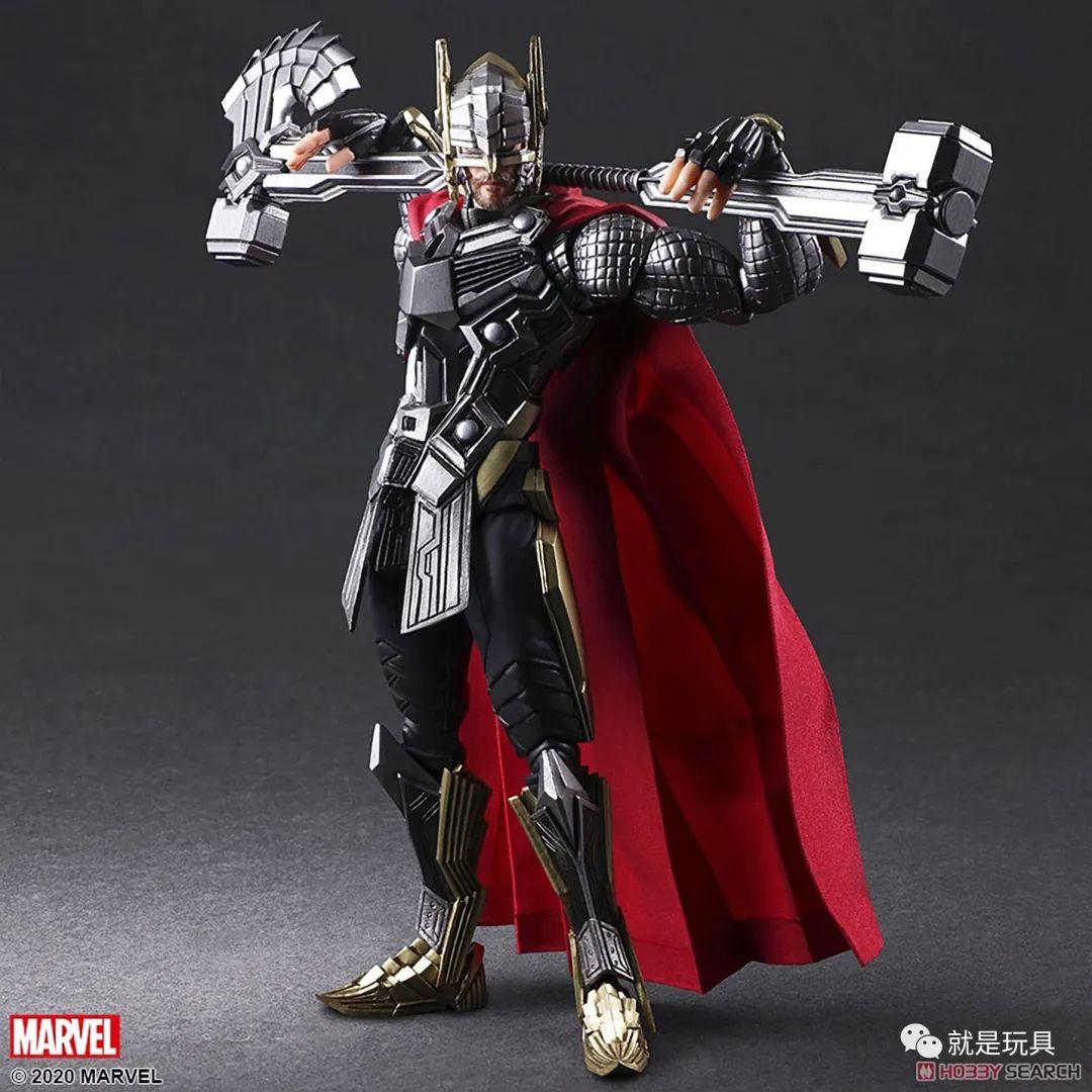 雷神同为《最终幻想》系列角色设计师野村哲也操刀打造,全身铠甲使用