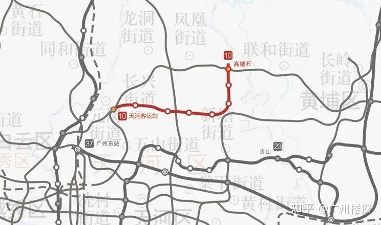 10号线东延段线路图并且凌塘村,岑村最近也传出旧改做地,未来有轨道