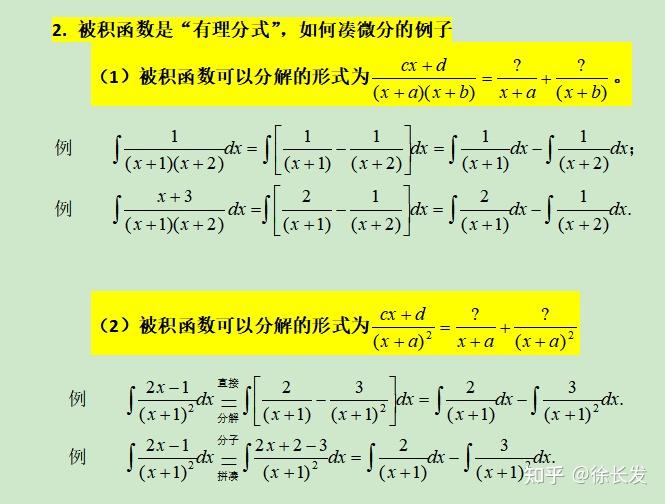 单元函数微积分,直观理解(18) 计算不定积分的“凑微分”方法 - 知乎