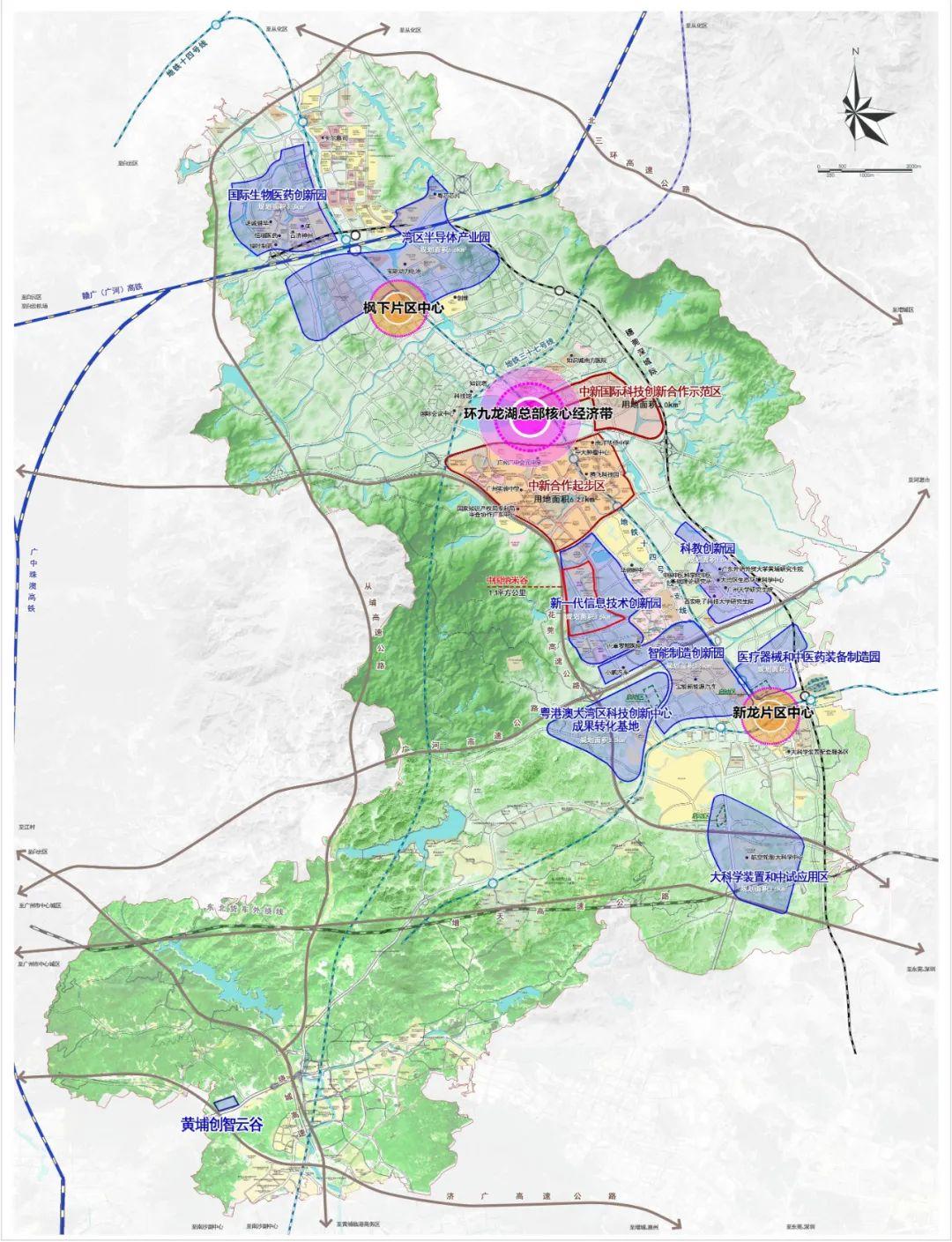 知识城规划图2019-2035图片