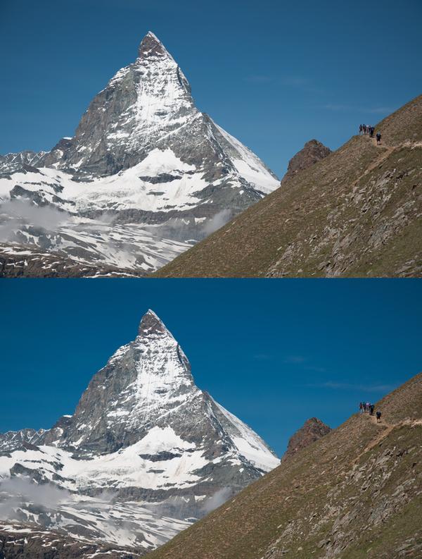 但是要注意的是,后期偏光镜效果,并不能完全取代前期的物理偏振镜.