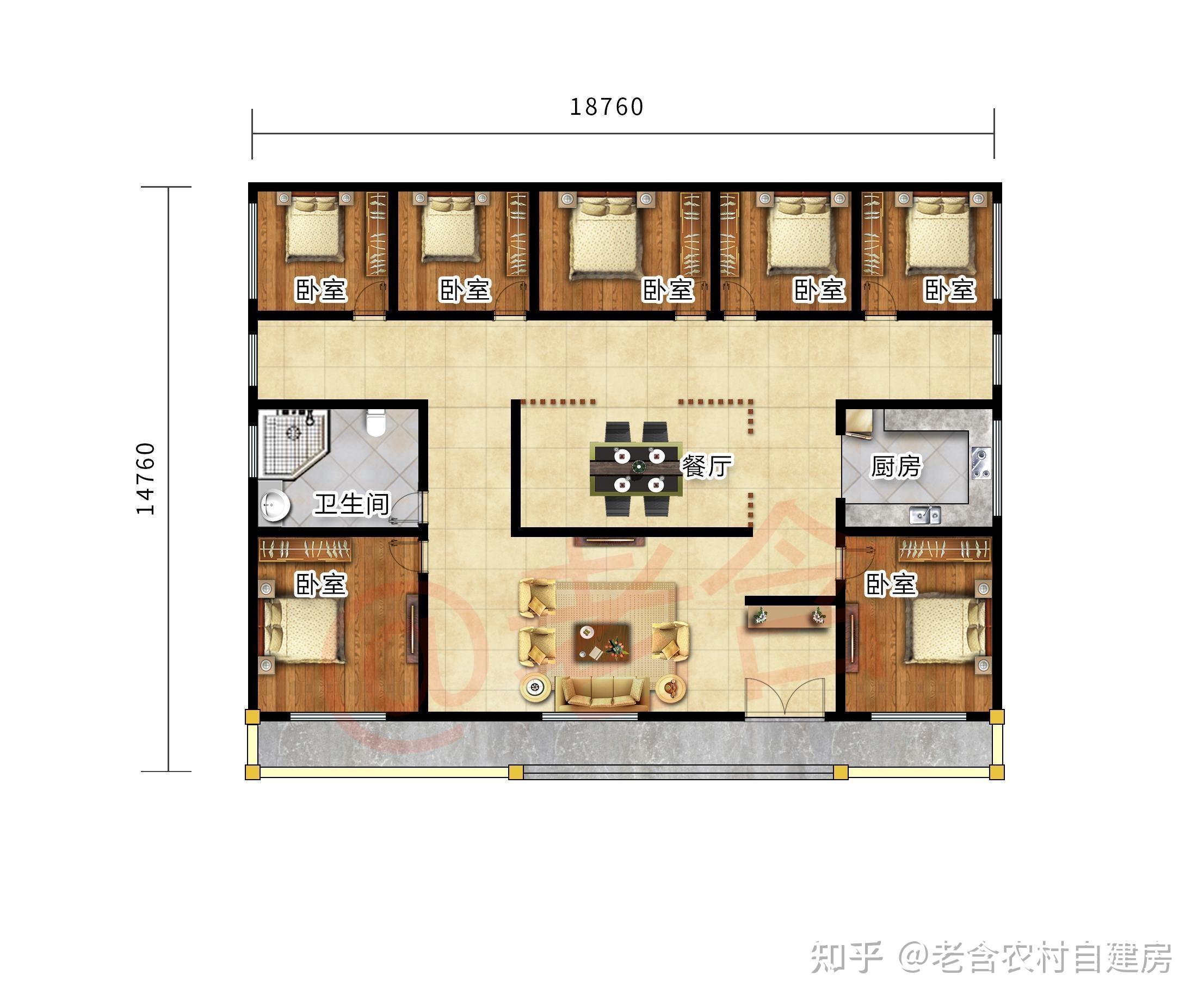 谁说一层别墅不好看建这栋房子仅花10万让别人去羡慕吧