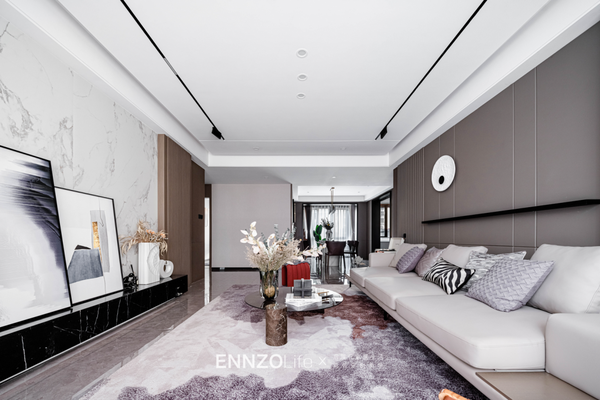 ENNZO × HOME ‖ 119㎡轻奢风,远离浮世三千,寻一处静谧惬意 - 知乎