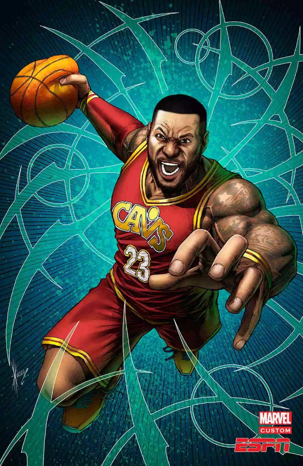 当nba球星化身超级英雄