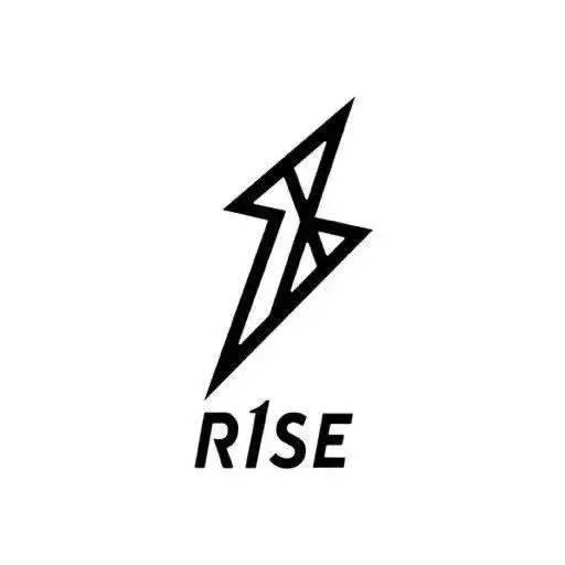 闪电一样的图形,下面是组合名字.非常常规的一款logo.