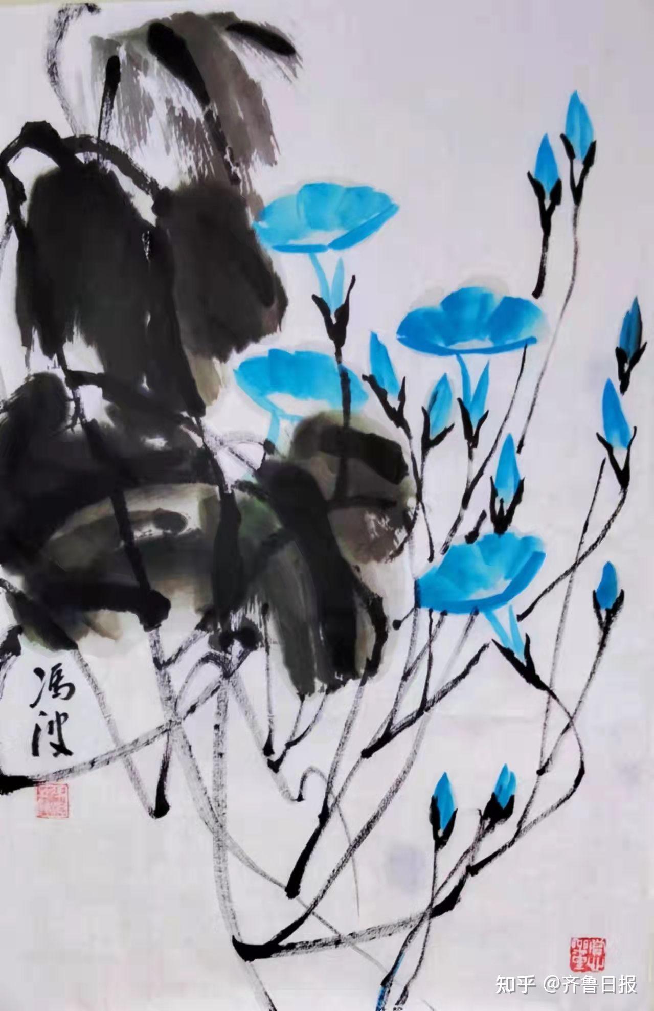 著名画家冯波和他的作品欣赏 - 知乎