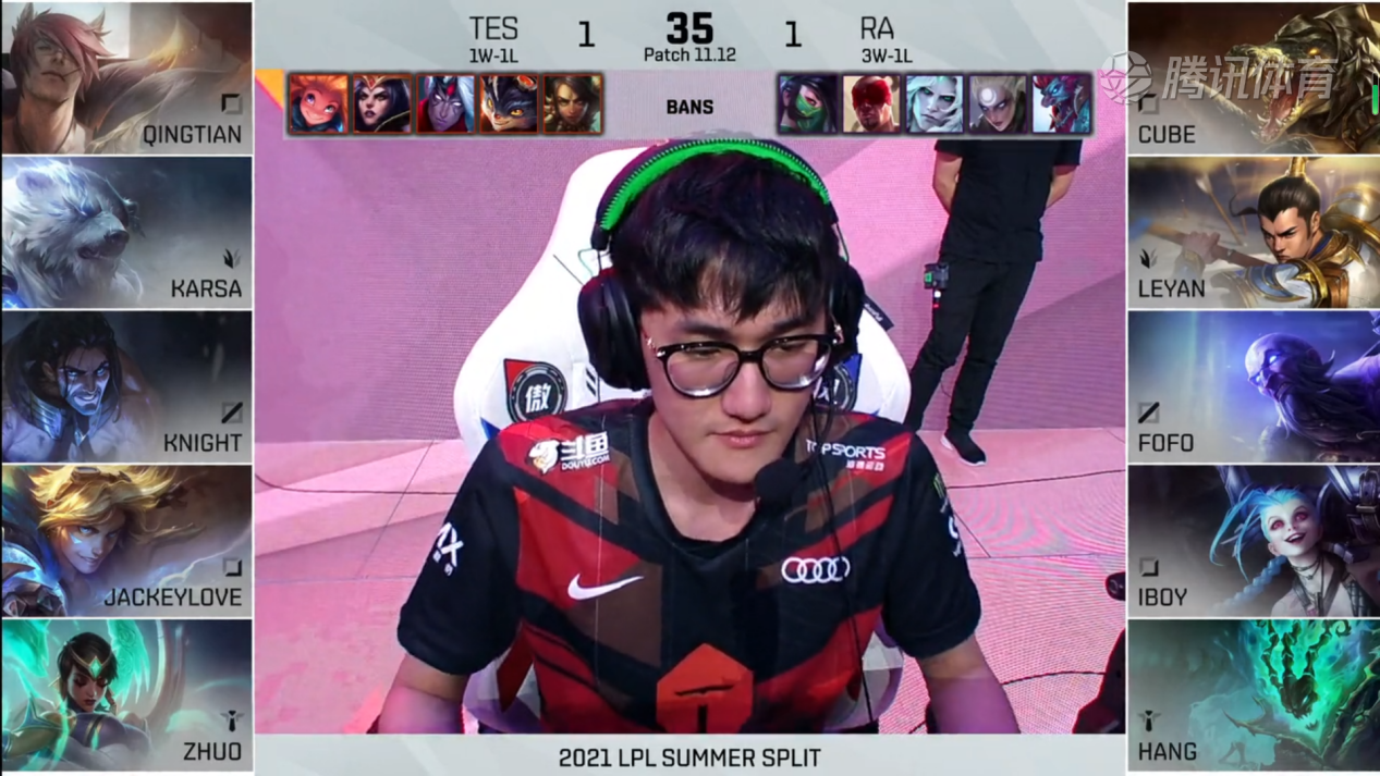 lol左手1v4斩获三杀无力回天fofo瑞兹大招强推终结比赛ra21击败tes