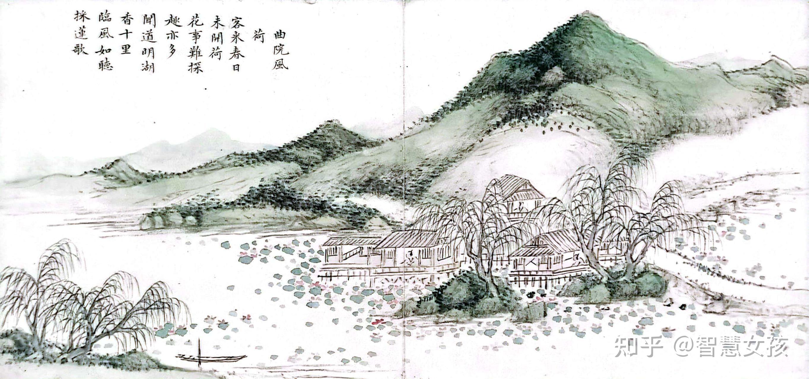 《西湖十景》——董诰画作 - 知乎