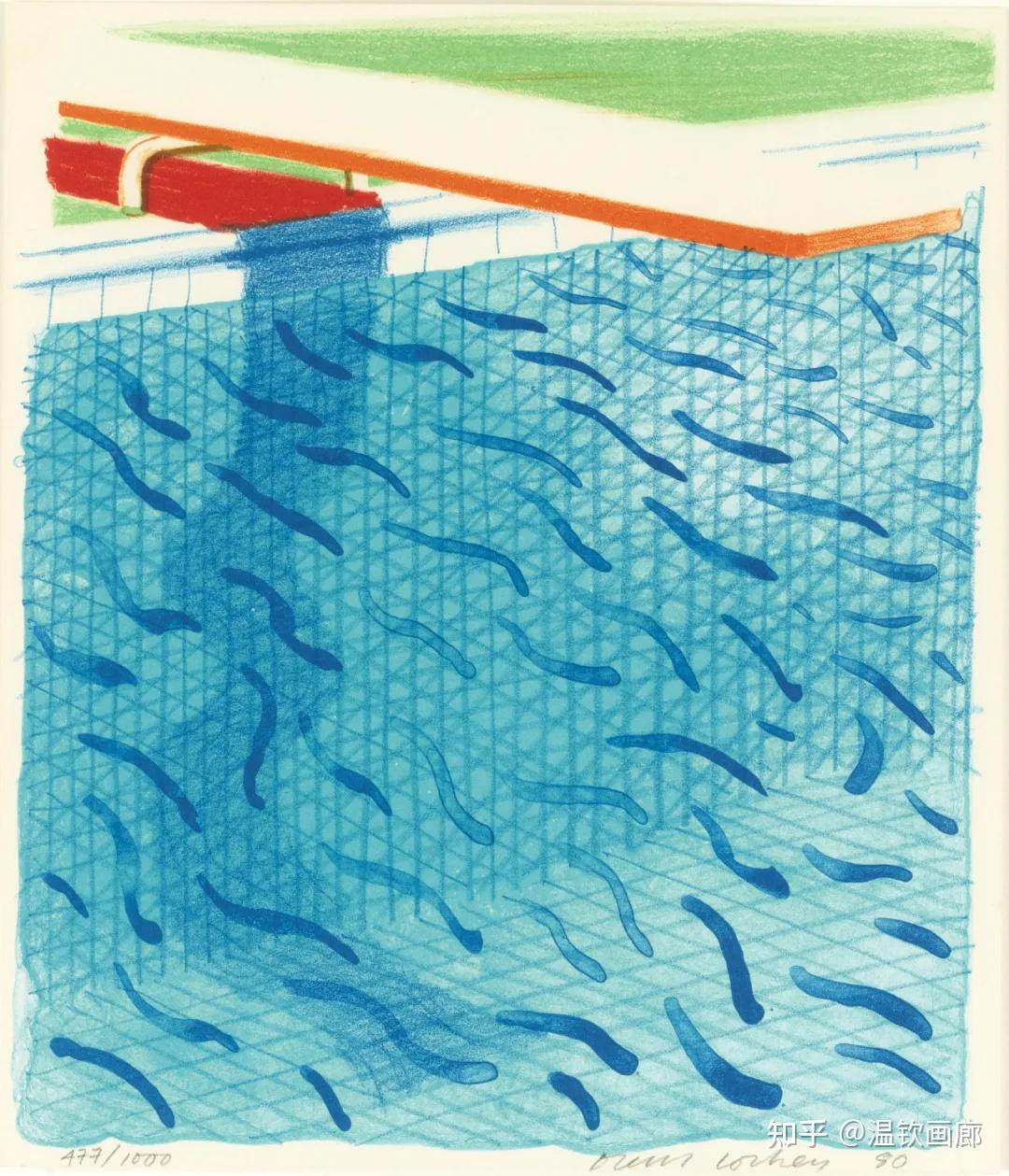 大卫·霍克尼（david Hockney）：泳池 知乎 