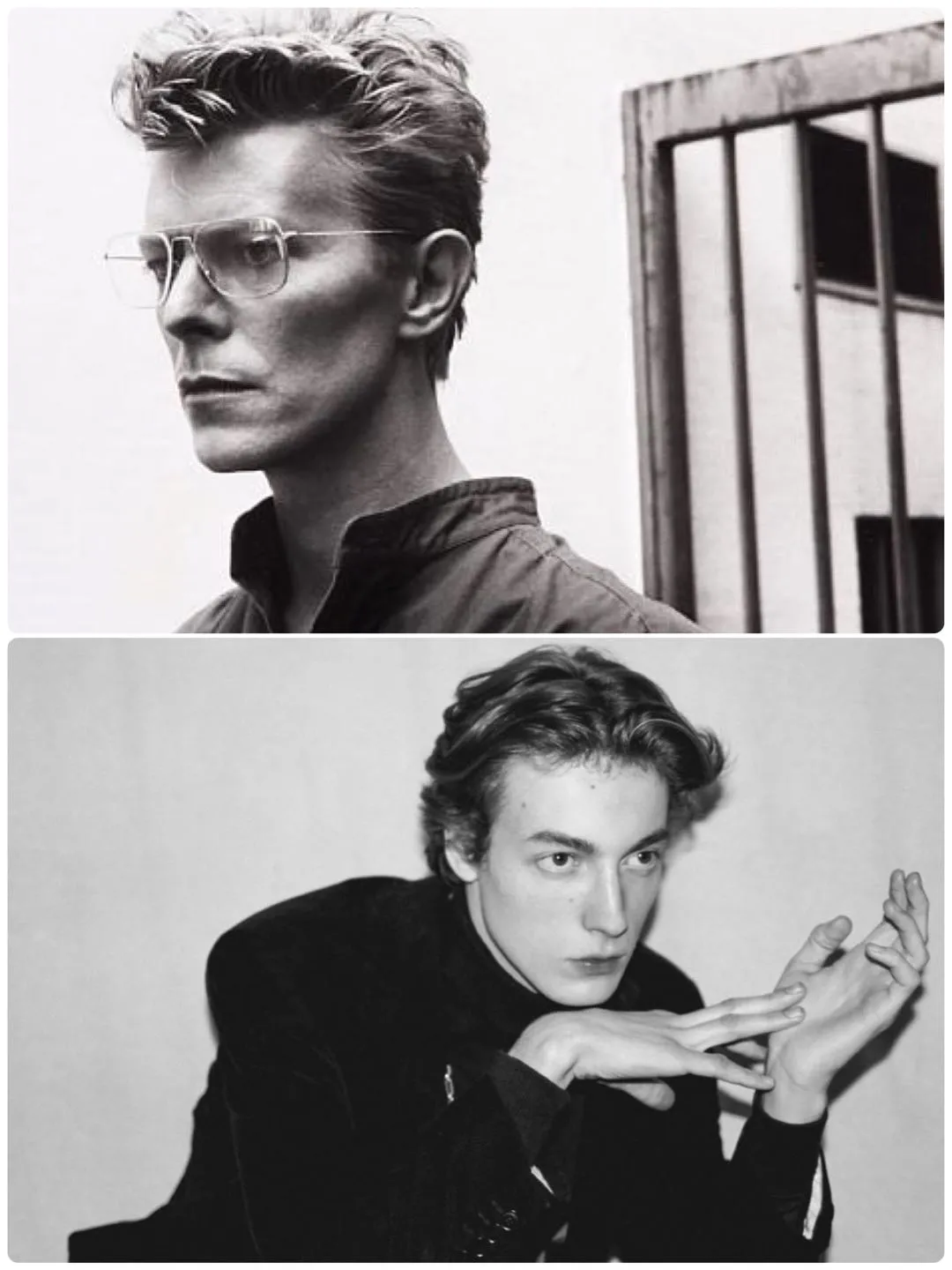 或鲍爷的也不少,而更多的人还是觉得像年轻时的yves saint laurent