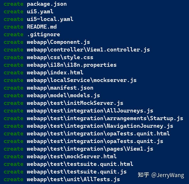 使用 generatoreasyui5 快速创建 SAP UI5 应用的工程结构 知乎