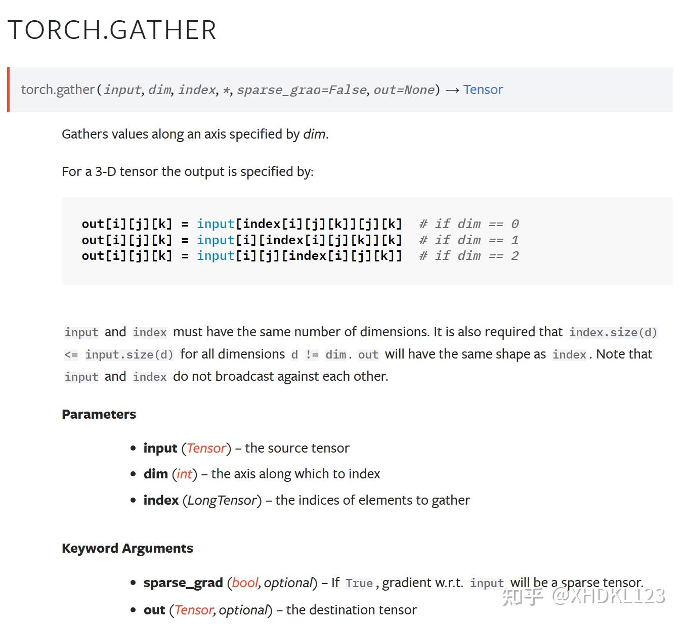 一图看懂torch.gather()函数用法 知乎