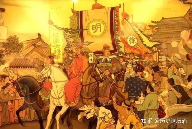 扫灭张士诚、方国珍，朱元璋建号洪武 知乎 