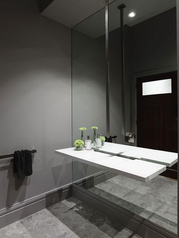 搭配极简的无水槽洗手台,经久耐用,又独一无二!