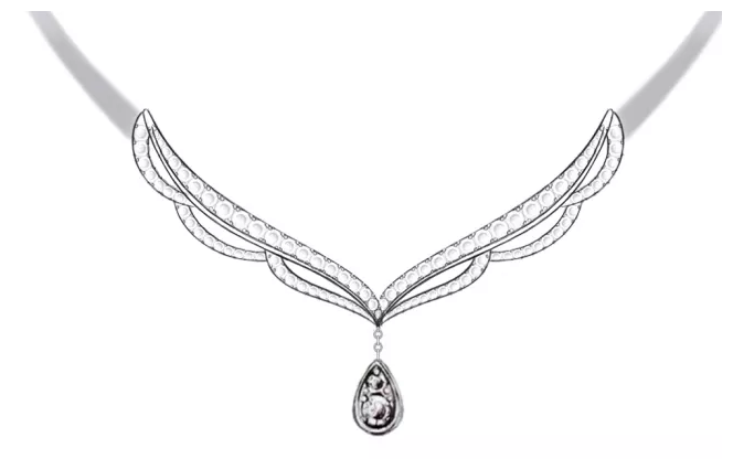 灵感元素:天使翅膀wing of dream(梦之翼)系列设计理念:突出线条来