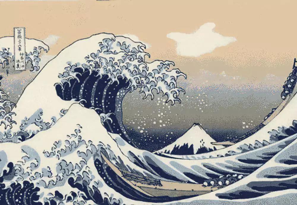 神奈川海浪骏州江尻葛饰北斋(katsushika hokusai,1760年9月23日-1849