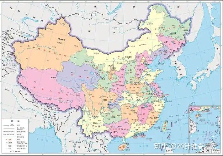 省级行政区的大类分布,与外国的选择的说明 - 知乎
