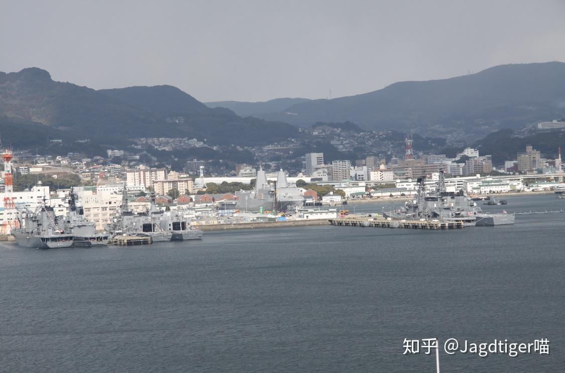 美日海军基地港区内部写真佐世保基地成中国游客观光区