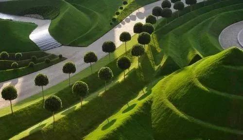 微地形在景观设计作品集中的营造手法