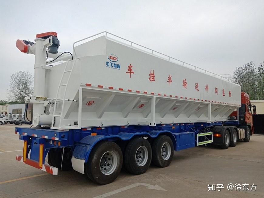 13米半挂饲料罐车详细参数及厂家报价