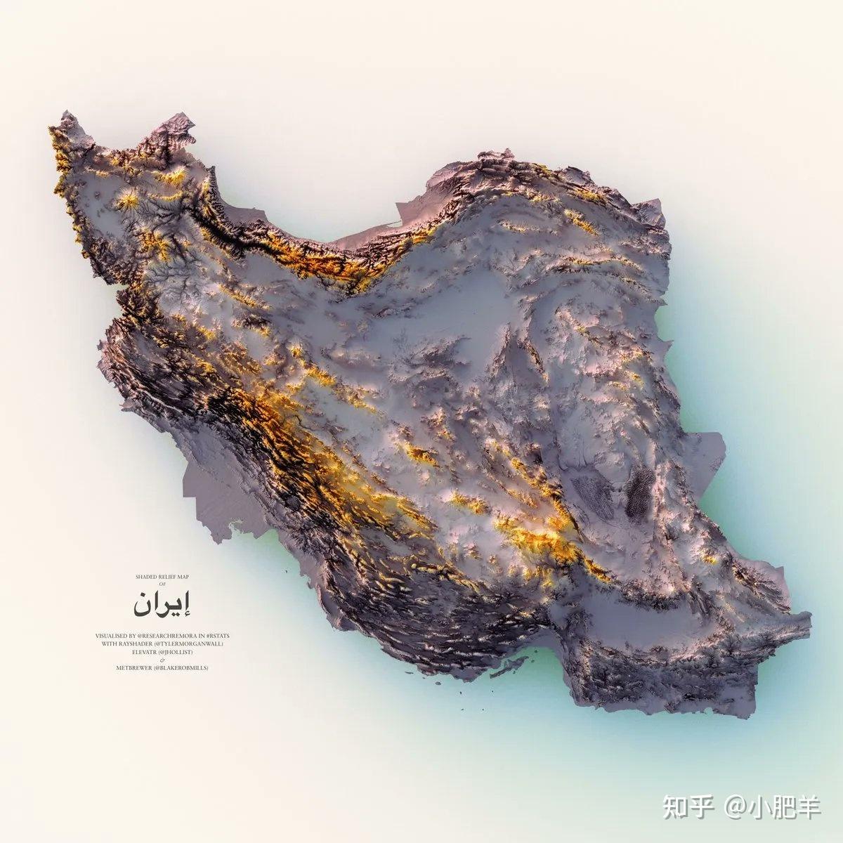 伊朗地形地貌图片