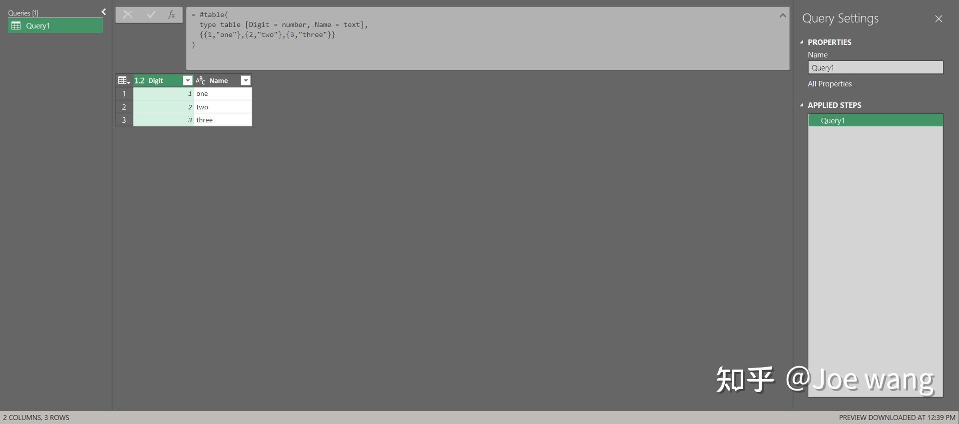 Power query m 