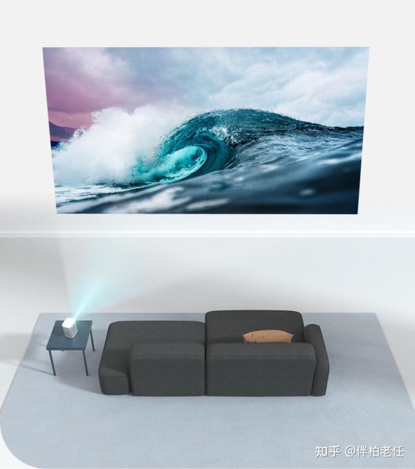 三,投影镜头影响着画面的大小