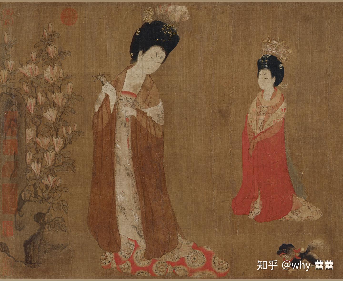 仕女图 唐《簪花仕女图》高清赏析- 知乎