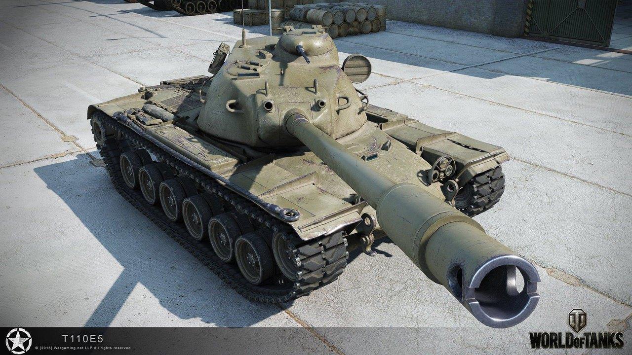 美国t110e5重型坦克