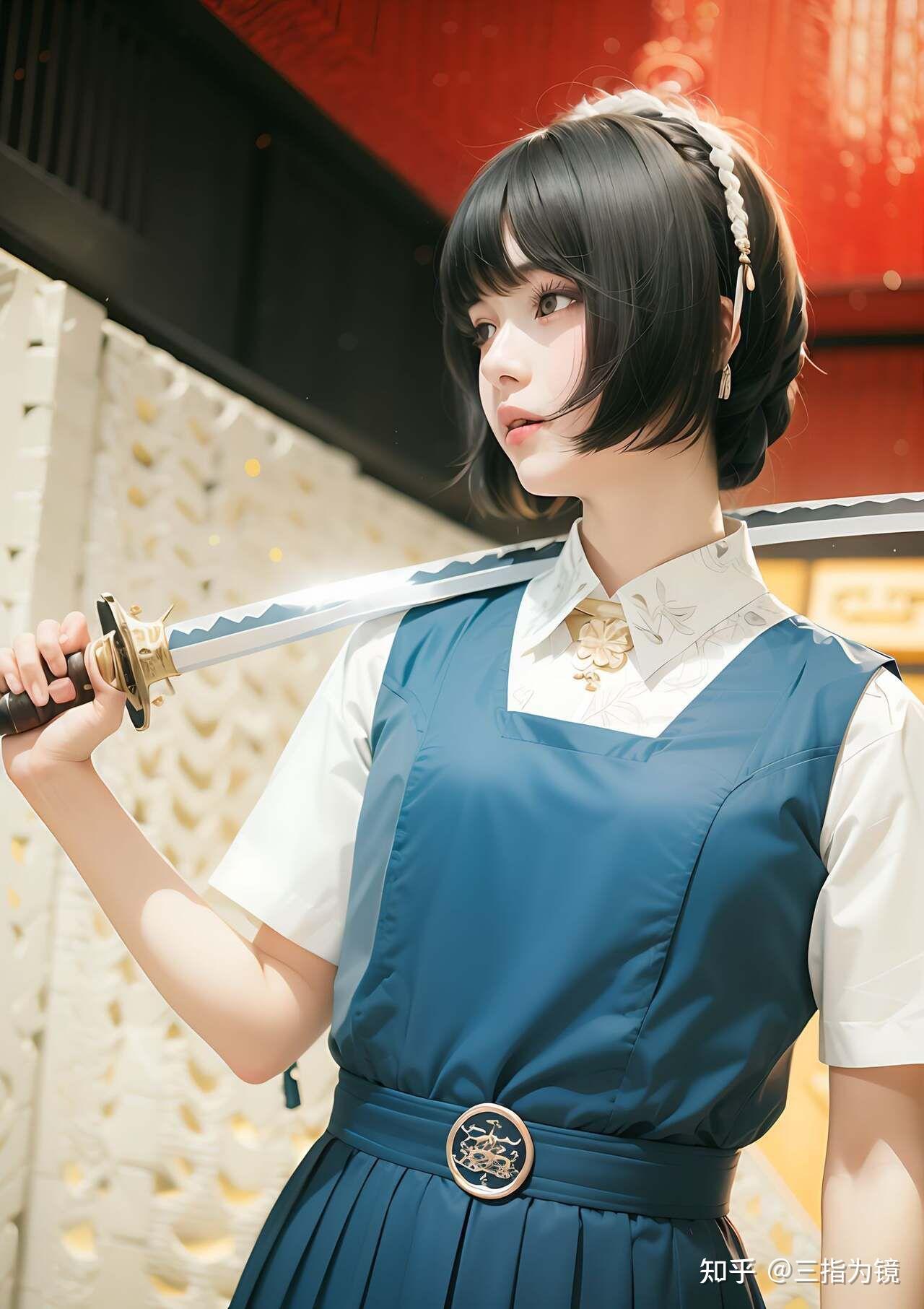 AI带刀美女,只能说AI真是脑洞大。 - 知乎