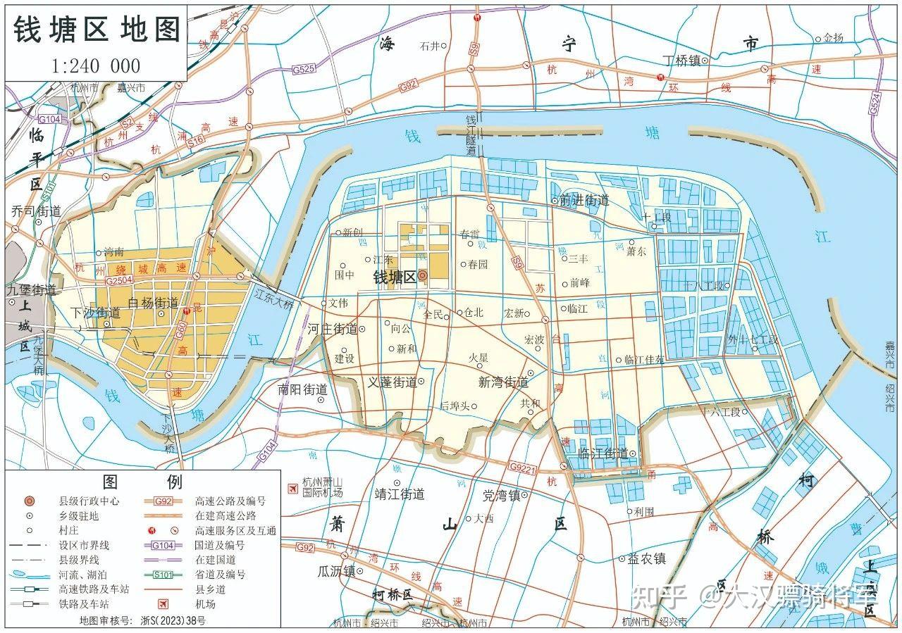 图文解读杭州市地理和历史（2023年高清行政地图可收藏） - 知乎