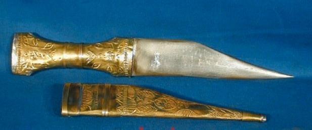 猎奇shabria匕首剽悍骁勇的贝都因人部落拿它当装饰配件