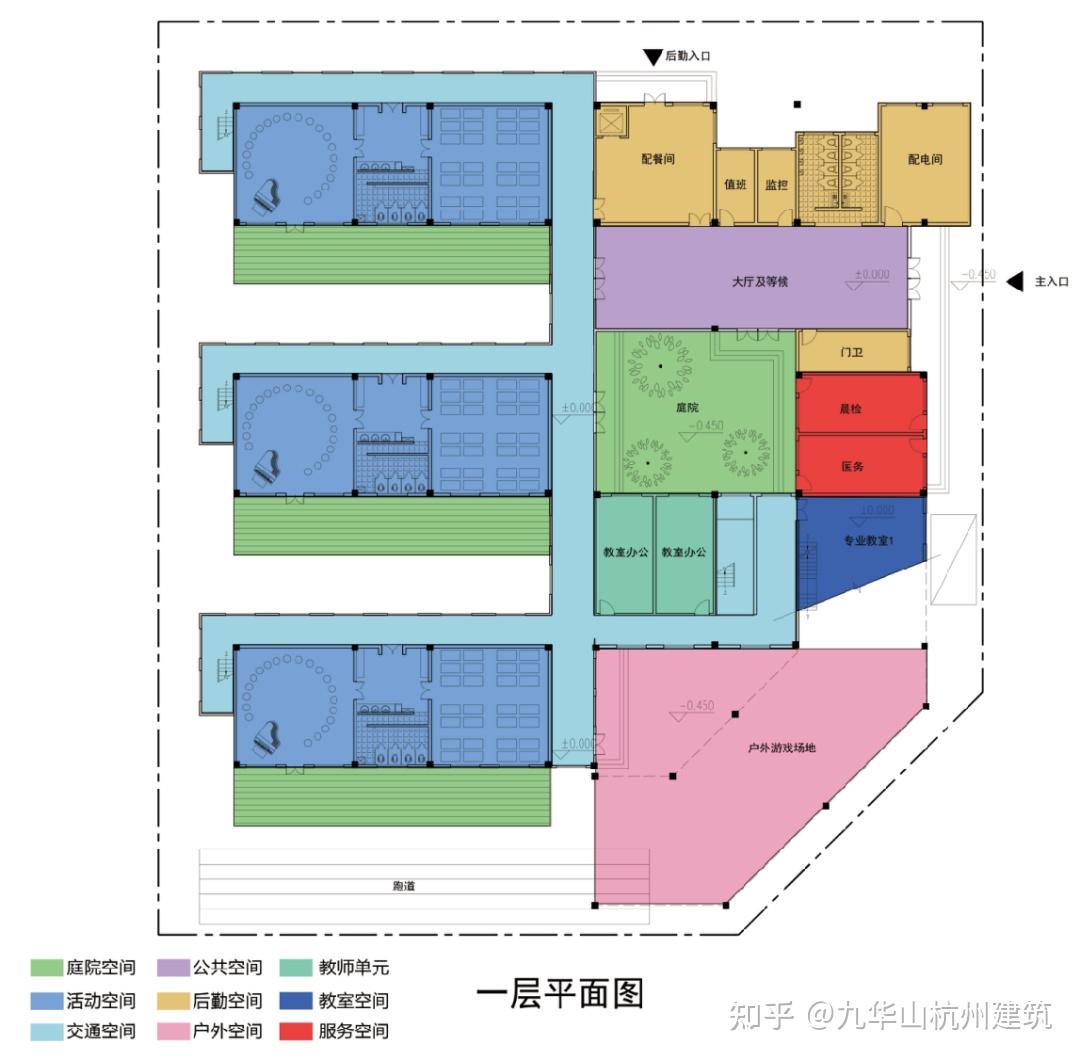2020浙大建筑快题真题解析|幼儿园售楼部功能置换! - 知乎