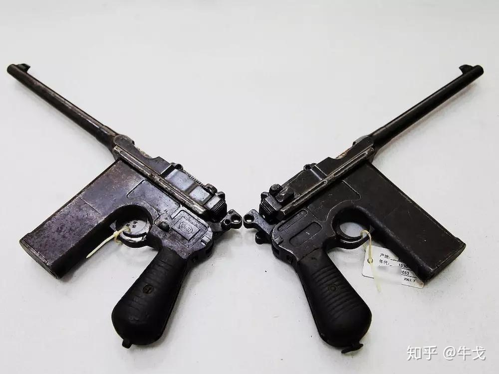 图06  西班牙造mm31手枪这是西班牙造mm31手枪,二十响固定弹仓,有快慢