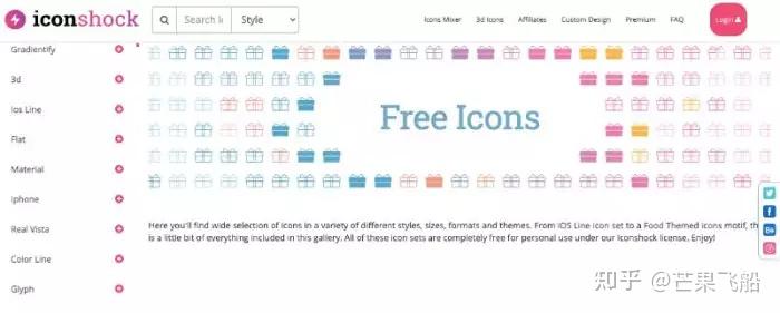 30 个免费 icon 下载网站推荐：图标、SVG、矢量图等使用指南 - 知乎
